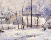 保罗 高更 : Winter Landscape, Effect of Snow